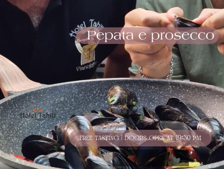 Events at hotel Tahiti viareggio peppered mussels party